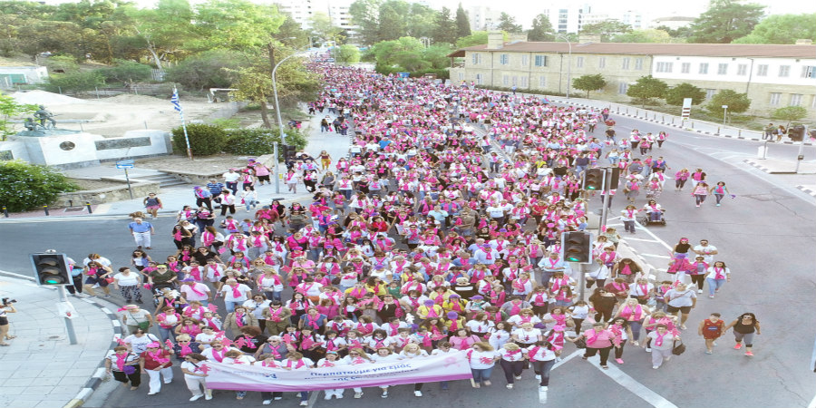 Με απόλυτη επιτυχία στέφθηκε η Πορεία με τις Ροζ Φιγούρες «Together we shine»